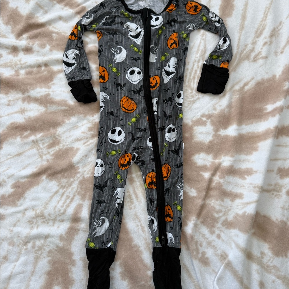 Little Sleepies Disney Nightmare Before Christmas Romper